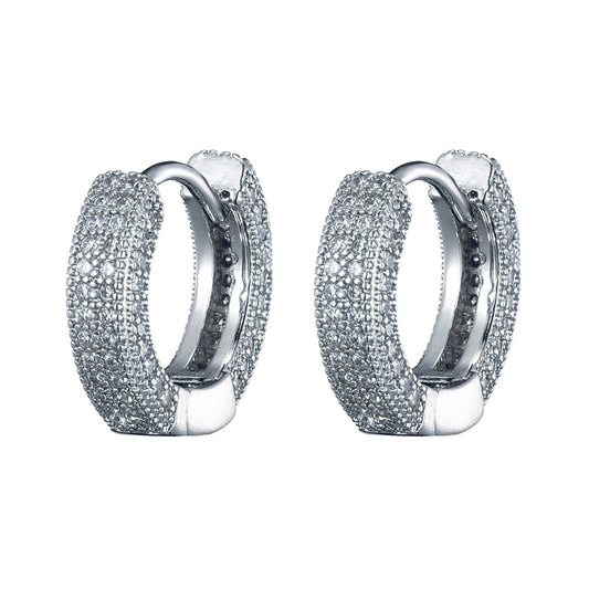 Ice Hoop Earring
