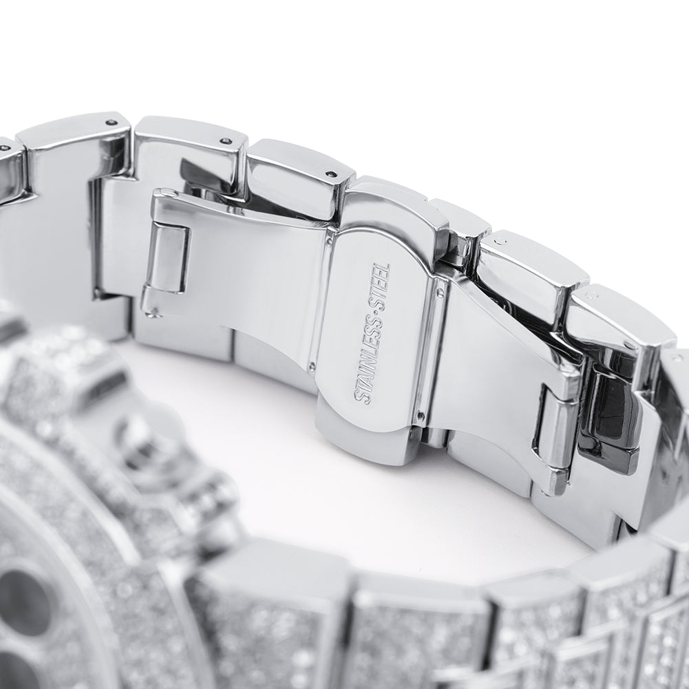 Relógio Ice Digital - Banhado a Ouro 18k