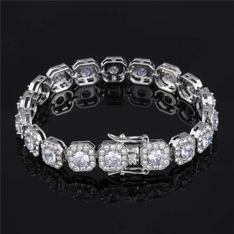 Pulseira Tennis Clustered