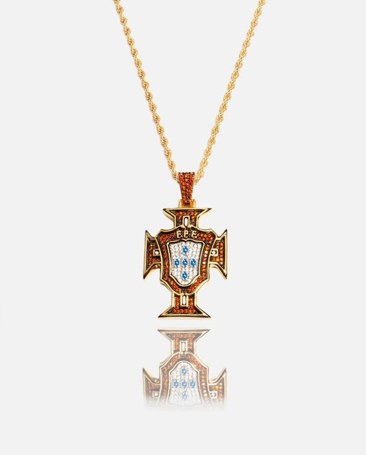 National Football Team Necklace 14K Gold Plated