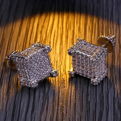 Square Ice Earring