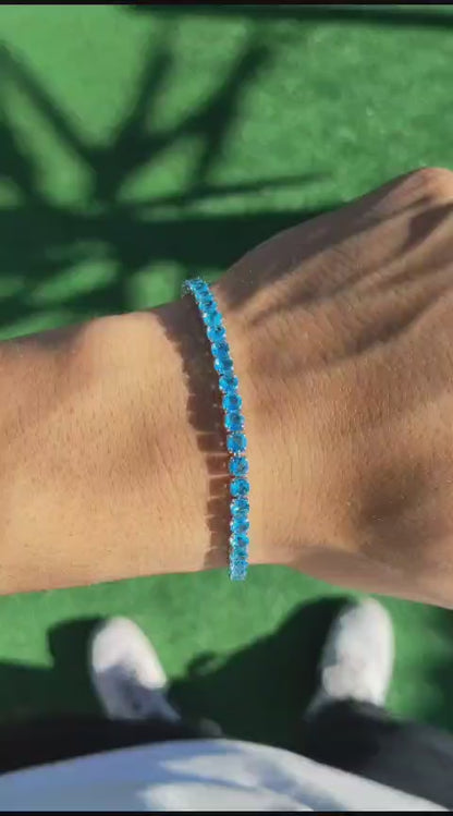 Blue-Sky Tennis Bracelet 4mm