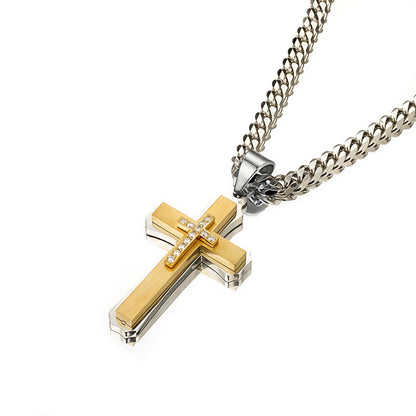 Colar Cubana Com Cruz Ice