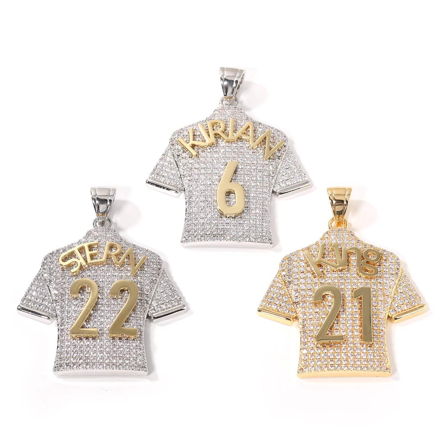 Pingente Camisola Futebol Personalizado