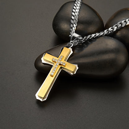 Colar Cubana Com Cruz Ice